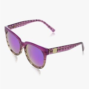 MCM 633SA 540 Sunglasses Women's Striped Orchid/Purple Lenses Square 56mm. New.